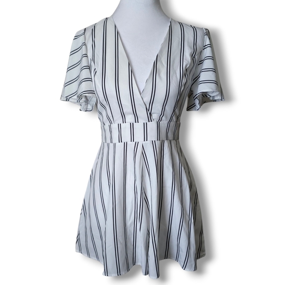 SHEIN Pants - Shein Striped Romper